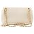 CHANEL - Borsa a tracolla Classic/Timeless Medaillon in pelle chevron stropicciata beige - vista 3