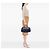 Borsa Shopping Prada in vitello morbido blu - vista 7