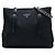 Tote Prada Tessuto con catena nero