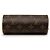 Borsa a mano Louis Vuitton Monogram Papillon Pochette Marrone - vista 3