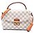 Borsa Satchel Louis Vuitton Damier Azur Croisette Bianca Bianco