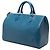 Borsa Boston Louis Vuitton Epi Speedy 35 Blu - vista 2