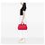 Borsa Tote Satchel Prada Large Canvas Canapa Logo rossa Rosso - vista 6