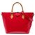 Borsa Satchel Louis Vuitton Monogram Vernis Montebello MM Rossa Rosso