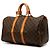 Borsa da viaggio Louis Vuitton Monogram Keepall 45 Marrone - vista 2