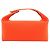 Borsa Vanity Case Hermès Small Toile Bride A Brac Arancione - vista 2
