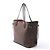 Borsa a tracolla Louis Vuitton Neverfull MM Damier Ebene in marrone N51105 Rosso - vista 4