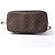 Borsa a tracolla Louis Vuitton Neverfull MM Damier Ebene in marrone N51105 Rosso - vista 8