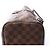 Borsa a tracolla Louis Vuitton Neverfull MM Damier Ebene in marrone N51105 Rosso - vista 9