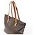 Borsa a tracolla Louis Vuitton Cabas Mezzo Monogram in marrone M51151 - vista 3