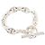 Hermès Bracciale Hermes Chaine d'Ancre PM con charm Argento