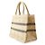 Christian Dior Cannage Book Tote Small Raffia Bag Beige - Ansicht 2
