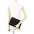 Céline Pochette Celine Triomphe en cuir de veau Noir - vue 4