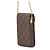 Custodia per telefono con catena Monogram Louis Vuitton Marrone - vista 2