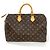 Borsa a mano Louis Vuitton Speedy 35 Marrone Monogramma