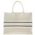 Borsa Christian Dior Book Tote Medium Bianco Blu navy - vista 2