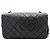 Chanel Vintage Full Flap Quilted Lambskin Small Nero - vista 2