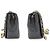 Chanel Vintage Full Flap Quilted Lambskin Small Nero - vista 3