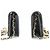 Chanel Vintage Mini aus gestepptem Lammleder mit voller Klappe Schwarz - Ansicht 3