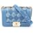 Borsa a tracolla Chanel Boy Small in denim Blu
