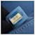 Borsa a tracolla Chanel Boy Small in denim Blu - vista 5