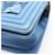 Borsa a tracolla Chanel Boy Small in denim Blu - vista 8