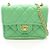Borsa a tracolla piccola Chanel Matelassé verde