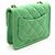 Borsa a tracolla piccola Chanel Matelassé verde - vista 2
