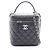 Borsa a tracolla Chanel Matelassé in pelle caviar Nero