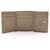 Cartera Loewe Anagram Trifold Beige - vista 3