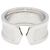 Cartier C2 Ring aus 18K Weißgold Silber - Ansicht 2