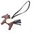 Hermès Hermes Rodeo Pegasus PM Terre Clé Charm Marrone Nero Crudo