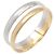 Anello fede Cartier Vintage in oro 18K e oro bianco Argento D'oro