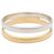 Anello fede Cartier Vintage in oro 18K e oro bianco Argento D'oro - vista 2
