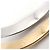 Anello fede Cartier Vintage in oro 18K e oro bianco Argento D'oro - vista 5