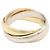 Anello Cartier Trinity Oro Bianco Oro Giallo e Oro Rosa Argento D'oro - vista 2