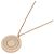 Collana Cartier Trinity Round Argento D'oro
