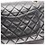 Borsa a tracolla Chanel Matelassé Double Flap Nero - vista 12