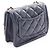 Borsa a tracolla Chanel Matelassé Navy Blu navy - vista 2