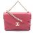 Borsa a tracolla Chanel Chevron V-stitch in pelle rossa Rosso