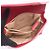 Borsa a tracolla Chanel Chevron V-stitch in pelle rossa Rosso - vista 3