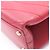 Borsa a tracolla Chanel Chevron V-stitch in pelle rossa Rosso - vista 8