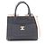 Borsa a mano 2-Way Chanel Neo Executive Tote Small Nero Crudo