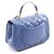 Borsa Chanel Matelassé in pelle d'agnello blu - vista 2