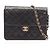 Borsa a tracolla Chanel Matelassé Single Flap Nero