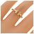 Tiffany & Co Anello Tiffany T Wire in oro giallo 18K - vista 5