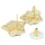 Orecchini a lobo Chanel ABC401 Bianco D'oro - vista 3