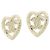 Orecchini a lobo Chanel ABG044 Gold D'oro - vista 2