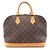 Borsa Louis Vuitton Alma PM Monogram Marrone