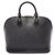 Borsa a mano Louis Vuitton Alma in pelle Epi nera Nero